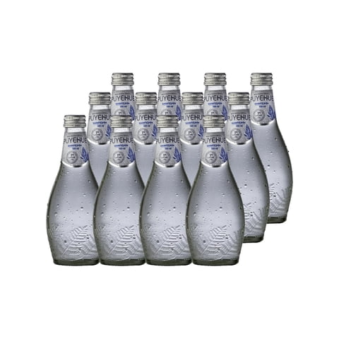 12X Agua Mineral Natural Puyehue Con Gas 330Cc