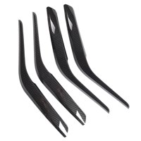 Magideal - Cubierta De Manija De Puerta Interior Para X1 E84, Embellecedor De Panel De Tracción, Piezas De Repuesto Resistentes Para Vehículos, Lado Izquierdo Y Patrón De Fibra De Carbono