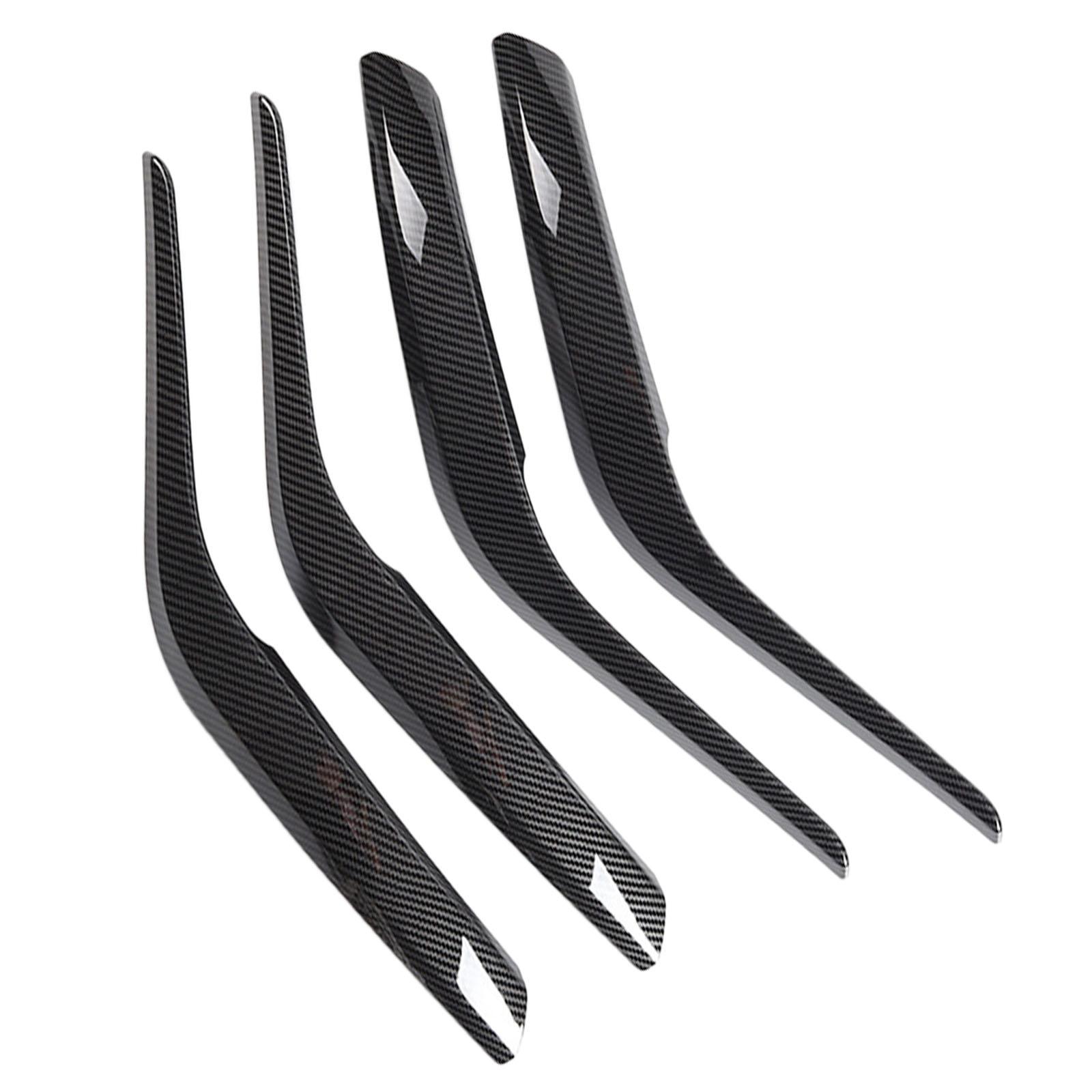 Magideal - Cubierta De Manija De Puerta Interior Para X1 E84, Embellecedor De Panel De Tracción, Piezas De Repuesto Resistentes Para Vehículos, Lado Izquierdo Y Patrón De Fibra De Carbono