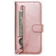 thumbnail image 4 of Funda con Cremallera para Samsung Galaxy S20 5G, Carcasa Cartera de Cuero PU con Soporte y Tarjetero, 4 of 5