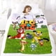 thumbnail image 5 of Leo y Tig anti-pilling, suave, ligera, esponjosa y acogedora de lujo para hogar y cocina – Perfecta para niños y adultos,100X80cm, 5 of 6