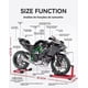 thumbnail image 5 of Motocicleta Fundida Por Inyección 1:6 Escala Para Kawasaki H Blackgiftbox, 5 of 7