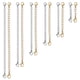 thumbnail image 1 of Extensores de Collar UUBAAR Pack de 12 en Plata y Oro, 1 of 7