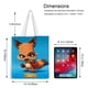 thumbnail image 5 of Zoo Battle Arena Bolso de tela con estampado de lienzo para mujer, bolsa de compras reutilizable y estética, con cremallera interior, regalo para mujer, 35 × 40 cm., 5 of 6