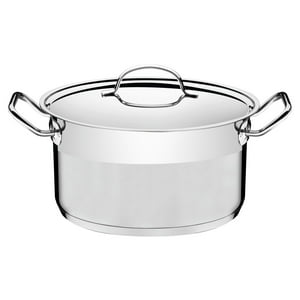 Cacerola De Acero Inox. 28 Cm 8,4 L Tramontina Profesional.