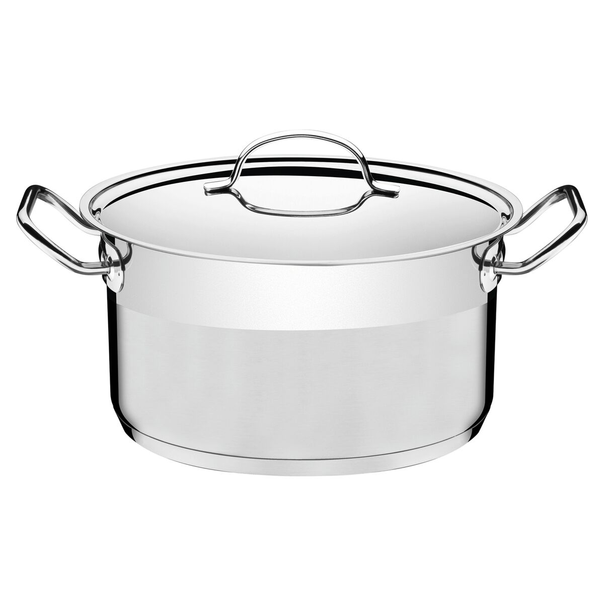Cacerola De Acero Inox. 28 Cm 8,4 L Tramontina Profesional.