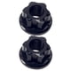 thumbnail image 3 of 2 Piezas De Tuercas De Eje De Cubo De Rueda De Bicicleta Hardware De Aleación De Aluminio Tuercas De Bicicleta Buje Trasero Negro, 3 of 5