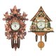 thumbnail image 4 of 2x Reloj De Pared De Cuco Antiguo Reloj De Madera Vintage Decoración Para El Hogar, 4 of 5