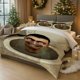 thumbnail image 1 of 3pcs Toilet for Man Digital Print Bedding Set High-Density Polyester, 1 of 1