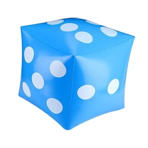 Bothyi - Juguetes Inflables Dados Divertidos Dados De Piscina Para Fiesta Favor Patio Trasero Casa Azul