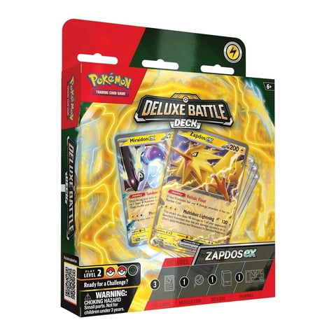 Juego De Cartas Coleccionables Pokémon Mazo Ninetales Ex Zapdos Ex