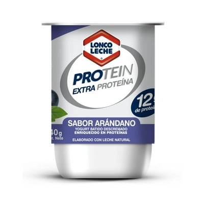 Yoghurt Proteína Sabor Arándano Pote 140 G Loncoleche
