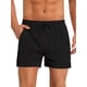 thumbnail image 1 of INSPIRE CHIC Pantalones Cortos de Verano para Hombre con Cintura Elástica y Bolsillos 34 Negro, 1 of 4