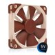 thumbnail image 2 of Ventilador Noctua NF-F12 de 5 V, Premium, silencioso, 120 mm, con alimentación USB, 2 of 9