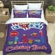 thumbnail image 3 of N-Number-Blocks cartoon print Bedding Sets exquisite supplies set duvet cover bed comfort set bedding set luxury birthday gift, 3 of 5