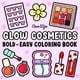 thumbnail image 1 of Libro Para Colorear Glow Cosmetics Bold Easy Para Adultos Y Niños, 1 of 7
