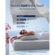 thumbnail image 3 of Juego de sábanas REST Evercool+ Cooling King Size, gris claro, 4 piezas, 3 of 9