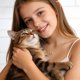 thumbnail image 2 of MONOOC Collar con inicial y dije de gato para niñas, 2 of 3