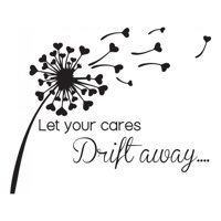 Rienda Libre Graphics - Decomural Drift Away Dandelion Bathroom Ws-40930