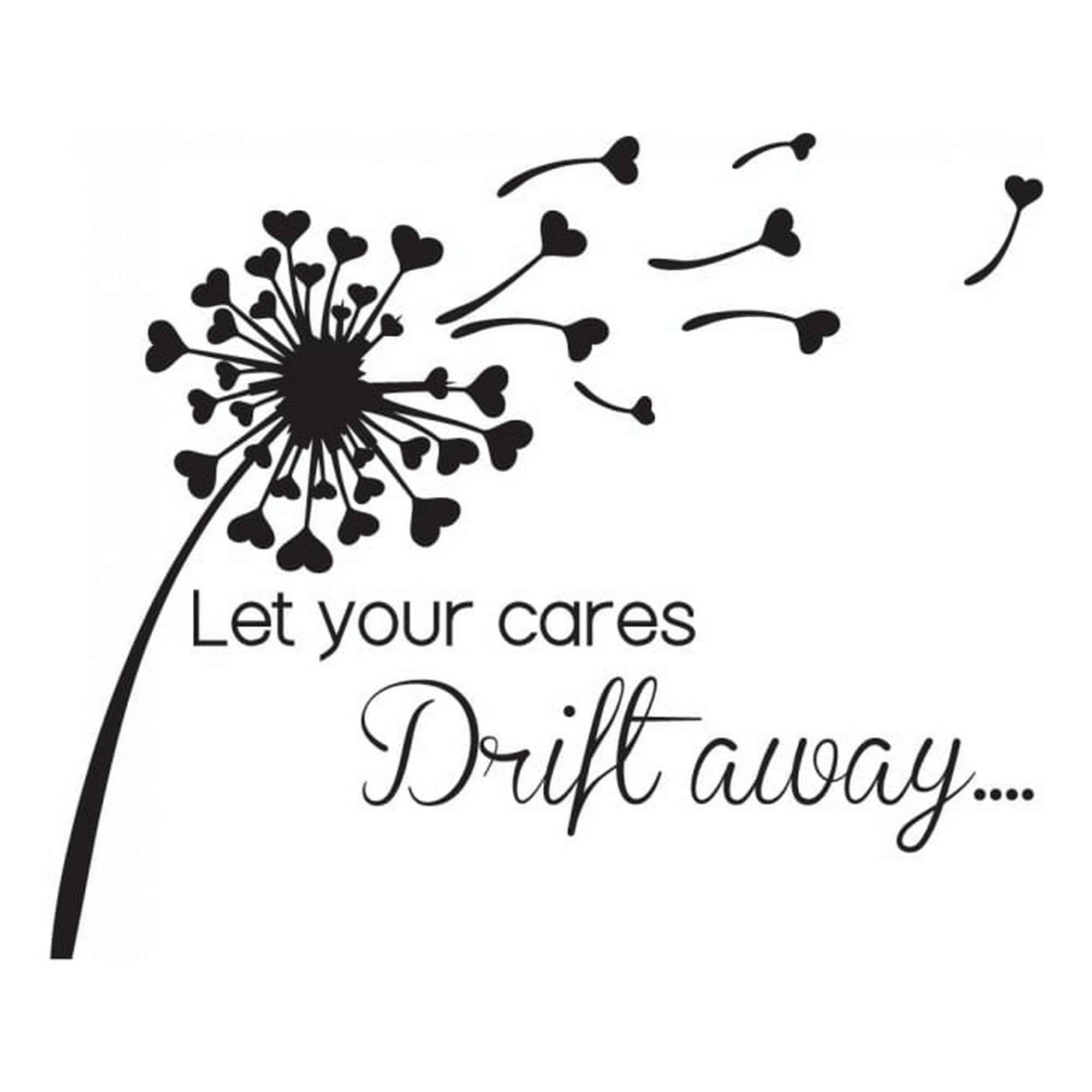 Rienda Libre Graphics - Decomural Drift Away Dandelion Bathroom Ws-40930