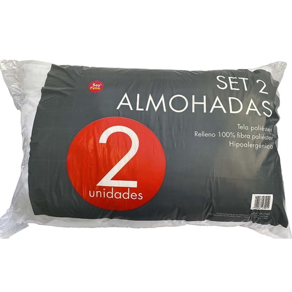 Pack de Almohada Poliéster 65x45 cm