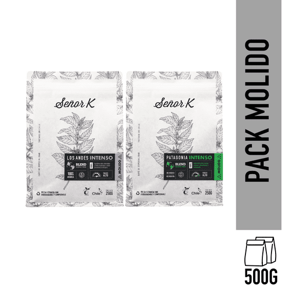 Pack Café Molido Intensos 2x250g Café Señor K