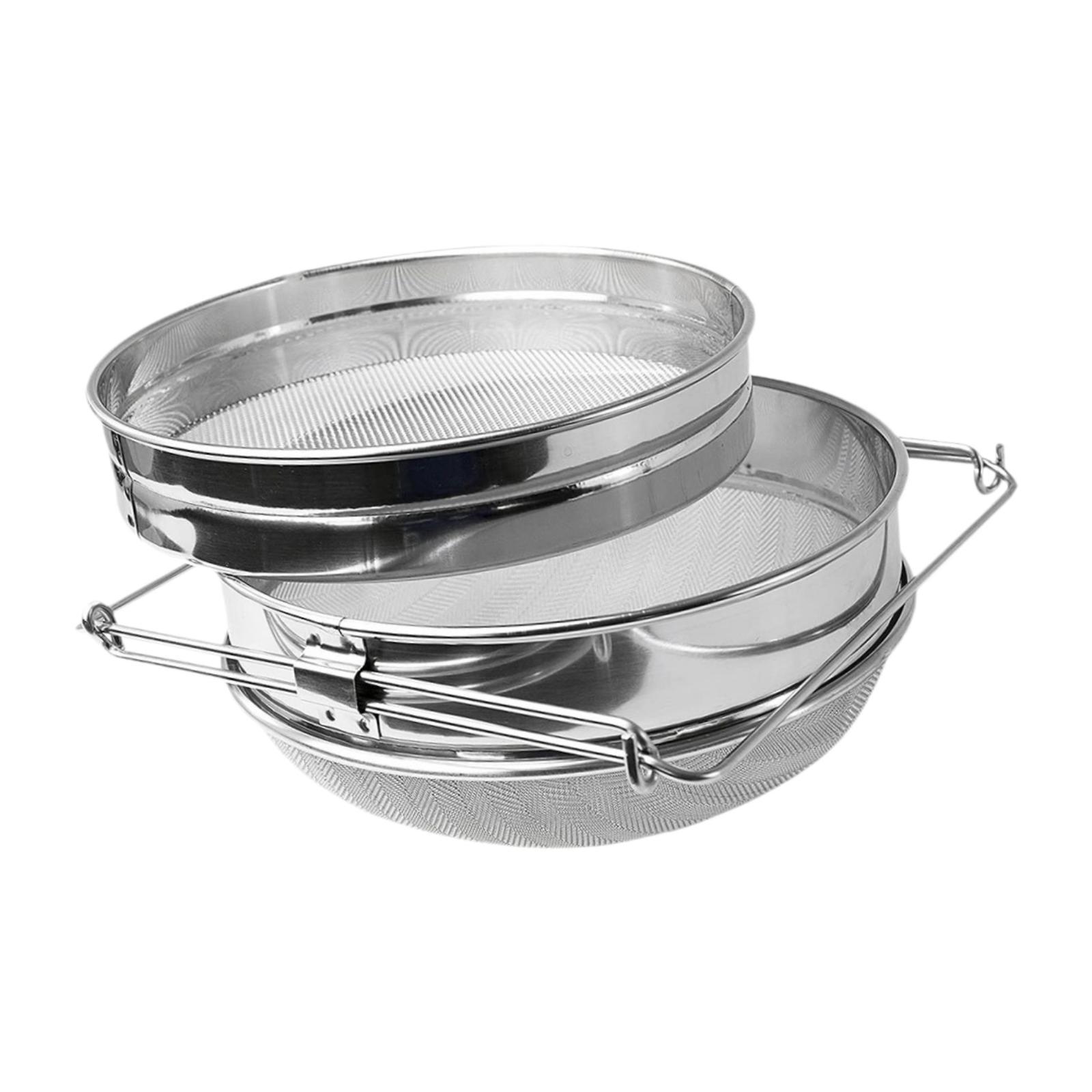 Ioensy - Extractor De Miel De Abeja De Doble Capa Con Filtro Para Elaboración Casera De Miel De Soja