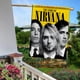 thumbnail image 5 of Nirvana -bandera de jardín temática. Regalo perfecto para fans, amigos y familiares, ideal para actividades al aire libre y decoración de fiestas.45CM*100CM, 5 of 5