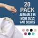 thumbnail image 5 of Juego de percheros Lifemaster Velvet antideslizante, 20 piezas, color marfil, 5 of 5