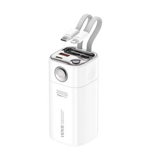 Genérico - Cargador Portátil Powerbank Dual 20000Mah Blanco