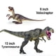 thumbnail image 3 of Set de juguetes con forma de dinosaurio Lavesom, 6 unidades, jumbo, realistas, para niños de 3 a 7 años, 3 of 6