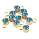 thumbnail image 3 of 10x Colgantes De Diamantes De Imitación Para Hacer Joyas, Abalorios De Cristal Para Manualidades, Color Azul Claro, 3 of 5