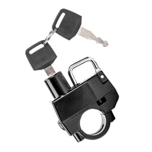 Ioensy - Cerradura Antirrobo Para Casco De Motocicleta, Compatible Con Manillares De 22Mm-25Mm
