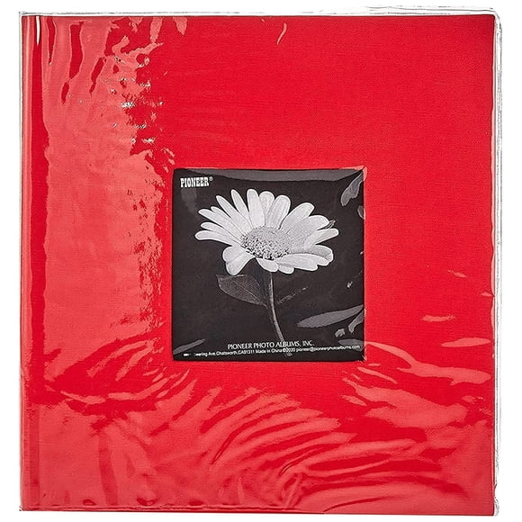 Álbum de fotos Pioneer, marco de tela, 200 bolsillos