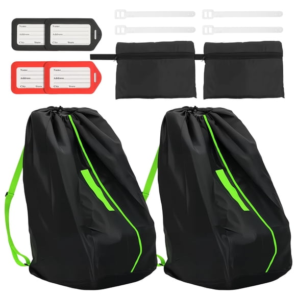 Bolsas para Asientos de Coche Jaseppor – Juego de 2 (86 cm) con Etiquetas de Equipaje