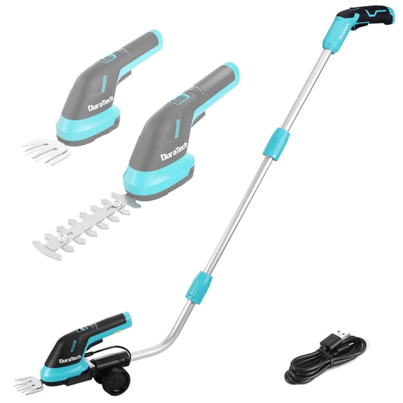 Cortasetos inalámbrico DURATECH 3.6V 3 en 1 con poste de extensión