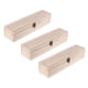 thumbnail image 5 of 3Pcs Rectángulo Liso Caja De Madera Caja De Almacenamiento De Joyería Caja Con Cierre De Bloqueo, 5 of 5
