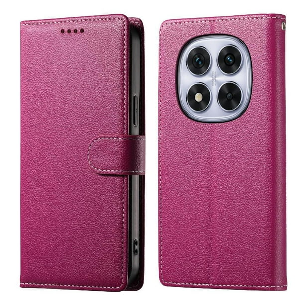 Funda para FOXDOCK Xiaomi Redmi Note 14 Pro Plus 5G– Cuero Premium, 3 ranuras para tarjetas, Protección contra impactos