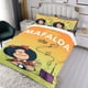thumbnail image 3 of Mafalda Conjunto de sábanas temático, trío de piezas, cómodo y amigable con la piel, diseño único, regalo de decoración para el hogar para familiares, amigos y fans,135cm *200cm, 3 of 6