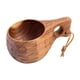 thumbnail image 5 of Taza De Madera Para Beber, Té, Café, Leche, Vino, Para El Hogar, Cocina, Senderismo, Camping, Patrón Marrón Oscuro, 5 of 5
