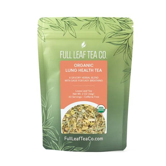 Té Orgánico para la Salud Pulmonar Full Leaf Tea Co. Bolsa de 56 g