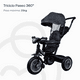 thumbnail image 5 of Triciclo Paseo Infantil 360 1326 LX Negro Bebesit, 5 of 7