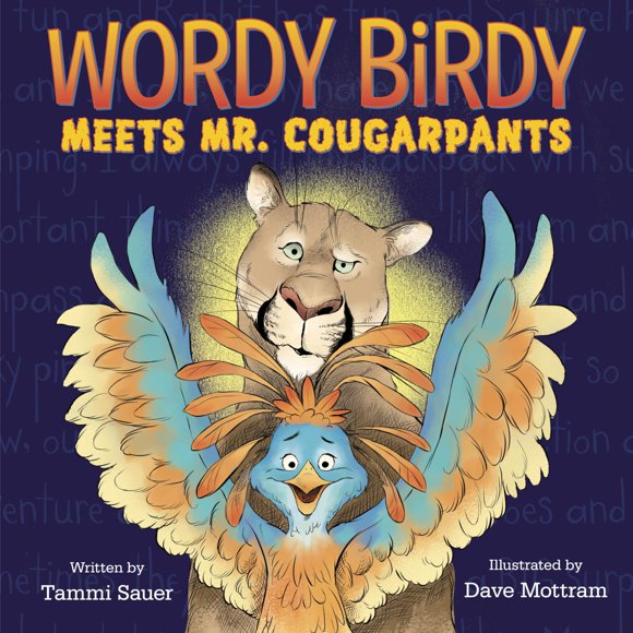 Libro Dragonfly Books Wordy Birdy se encuentra con el Sr. Cougarpants