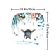 thumbnail image 1 of 1pc Cute Diving Cat Pattern Waterproof Shower Curtain with Non-Slip Mat and Toilet Cover - U Shaped Toilet Mat and Bathroom Accessories for Home Decor, 1 of 5