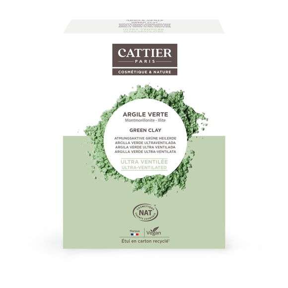 Mascarilla Tratamiento Facial CATTIER PARIS Arcilla Verde Ultra-Ventilada