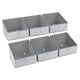 thumbnail image 1 of Contenedores de almacenamiento DIMJ de tela no tejida con diseño trapezoidal, 1 of 6