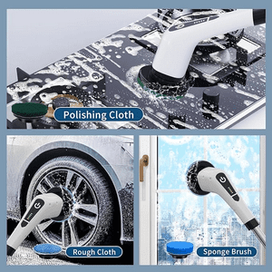 Movi - Cepillo Eléctrico Multifuncional Con 3 Cabezales Intercambiables