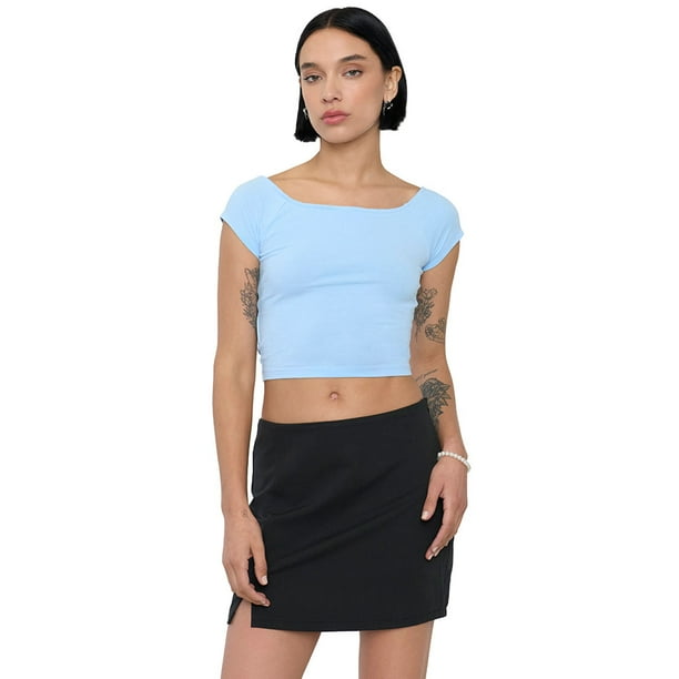 Peto Mujer Off Shoulder Celeste Corona