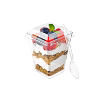 Genérico - Set 100 Vasos Shot Postres Plástico 160Ml