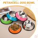 thumbnail image 4 of Uxcell Cuenco de Acero Inoxidable para Perros, Cuenco de Comida y Agua con Base de Silicona Antideslizante, Plato de Alimentación (6.8oz, Silver Paw, 3Pcs), para Cachorros/Gatos, 4 of 7